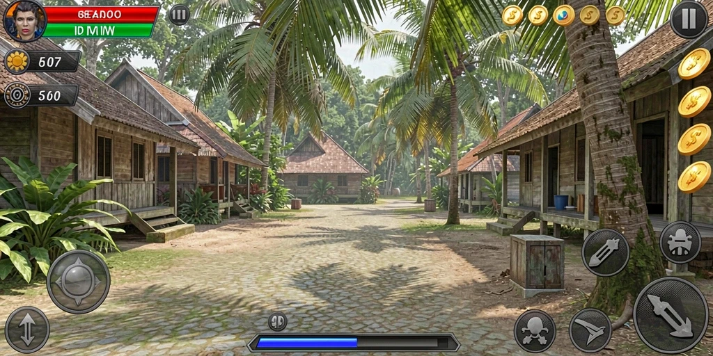 harapjp - Layar level baru dengan grafis yang menawan.