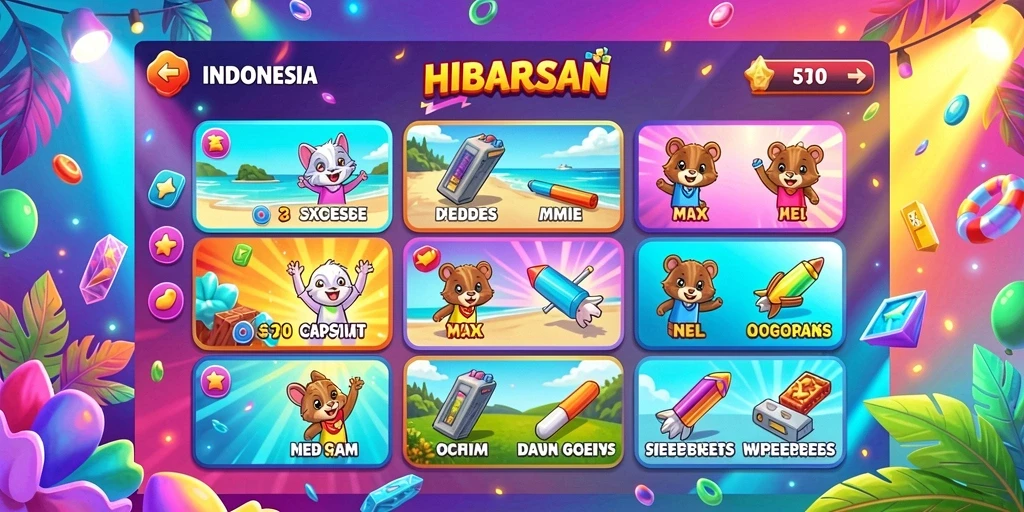 mega111 - Grafis memukau yang menarik perhatian pemain.