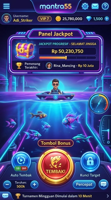 Layar utama mantra55 — antarmuka bersih setelah instalasi